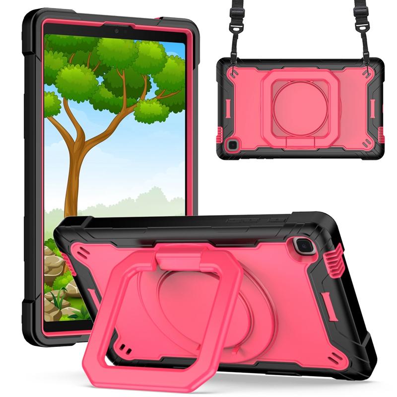 Tablet Cases Case For Samsung T220 T225 8.7 Inch Hand Ring Stand Kids Cover For Samsung Galaxy Tab A7 Lite 8.7 2021 Sm-t220 Sm-t225 Fundas