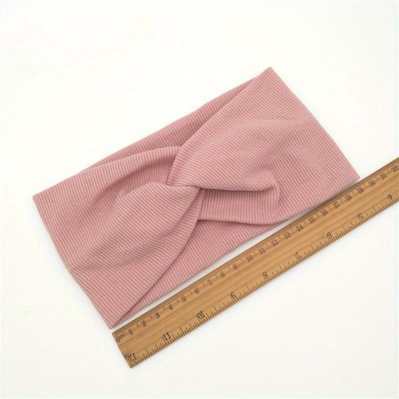 Autumn and Winter New Knitted Cross Headband Yoga Headband Face Wash Sports Threaded Head Band Female