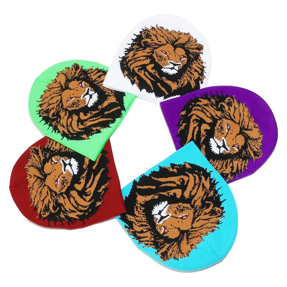 Cold Hat Woman 2025 Autumn and Winter New Lion Wool Hat Personality Trend Cycling Ear Hat Beanie
