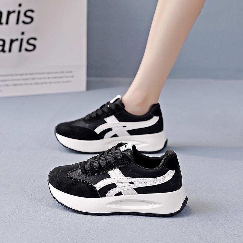 Ins Board Shoes Women's Korean Version of Dad Shoes Women's 2025 Autumn New Female Student Sports Shoes Little White Shoes KT-2692