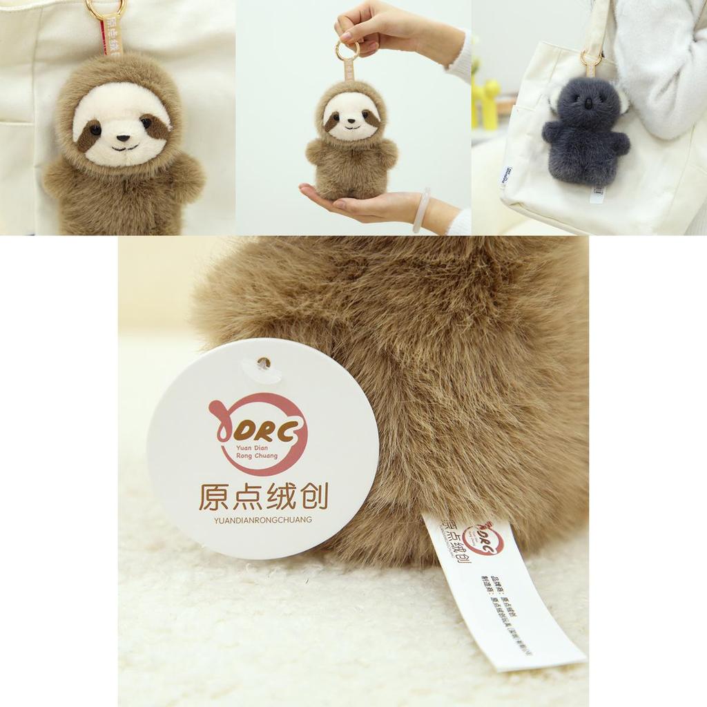 Soft And Cuddly Plush Keychain With Realistic Koala And Sloth Designs For Kids