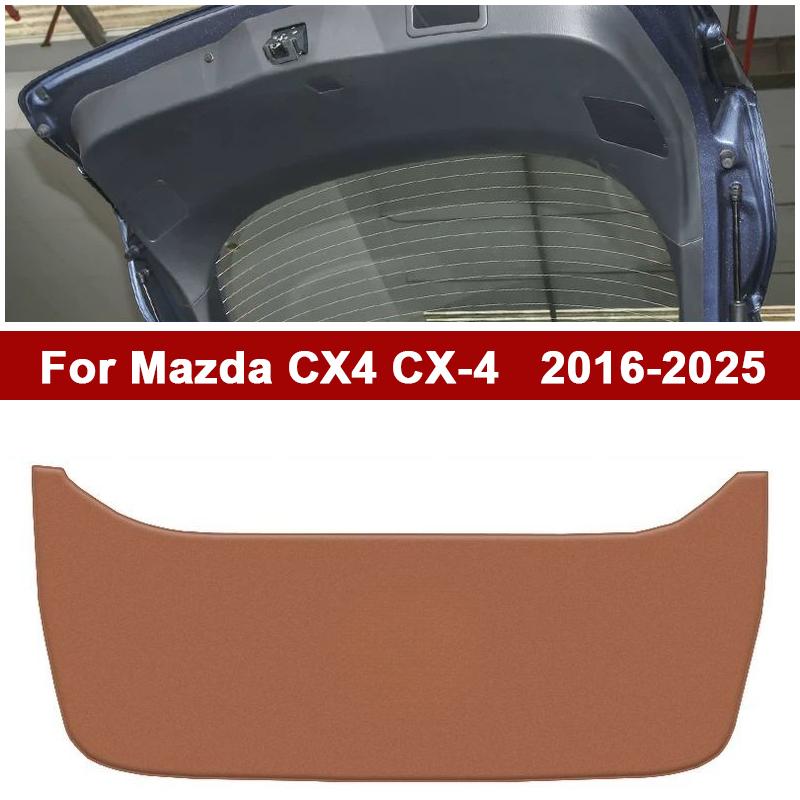 For Mazda CX-4 CX5 CX-5 2016-2025 Car Trunk Tailgate Protection Pad Trunk leather Anti-dirty Waterproof Backplate Protective Pad