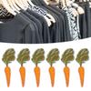 6pcs Carrot Pattern Iron on Patches Cotton Carrot Patches Sew on Patches  Backpacks