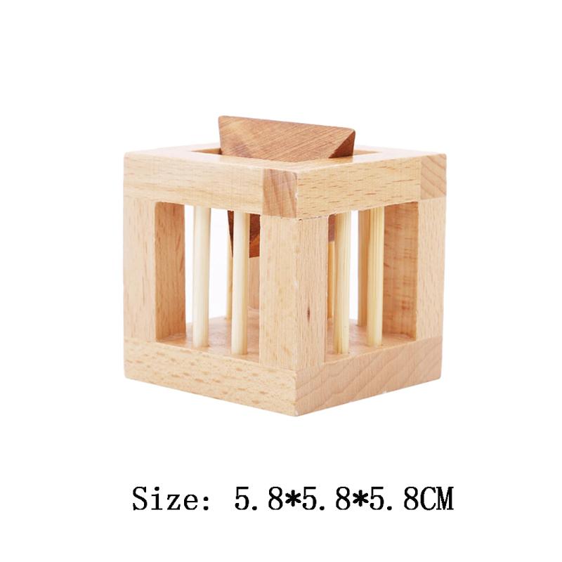 Classic Iq 3D Wooden Puzzle Adults And Children Casse Tete Brain Teasers Difficult Regalos Cumpleaños Niños Para Invitados