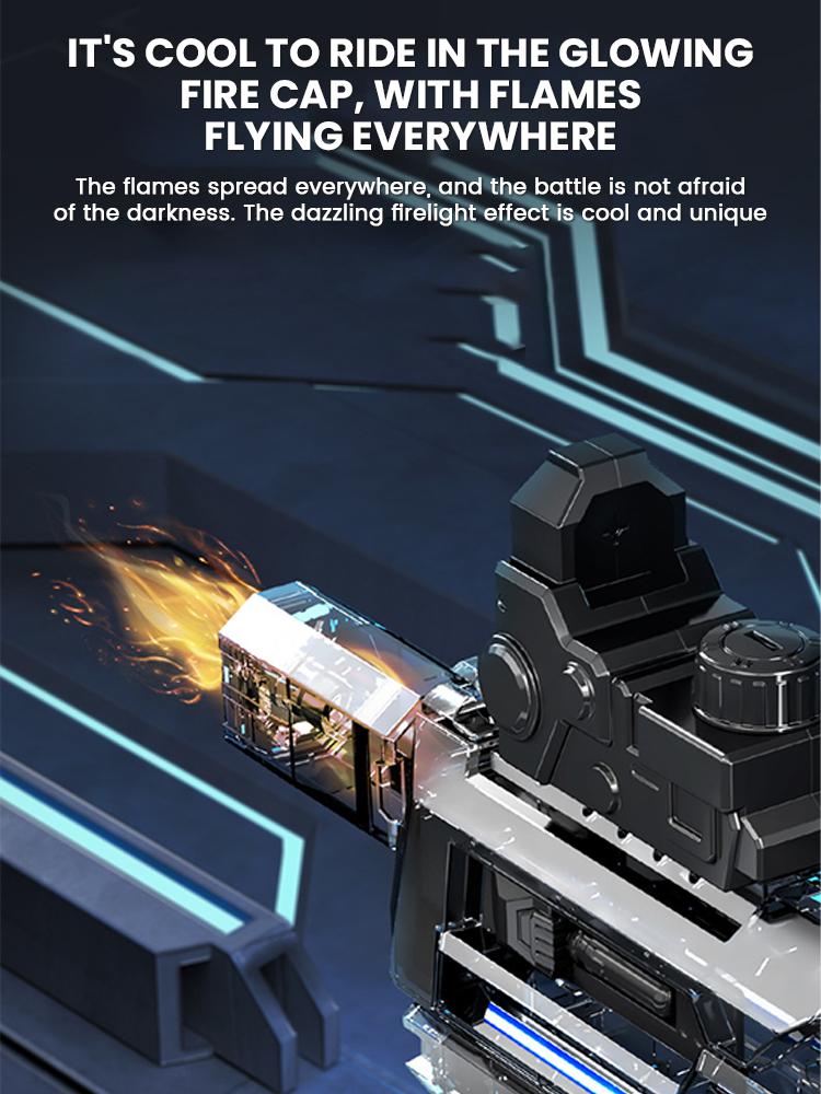 Electric Water Gun Toys for Kids Simulation Shooting LED Lights Sprays Automatic Suction Water Guns Toy for Kids Boys Adult Gift