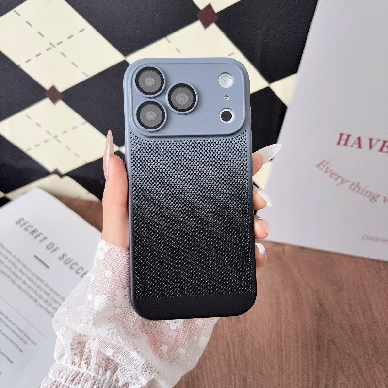 

iPhone 17 Pro Max Gradient Mesh Heat Dissipation Case iPhone 14 Pro Max чорний/сірий колір