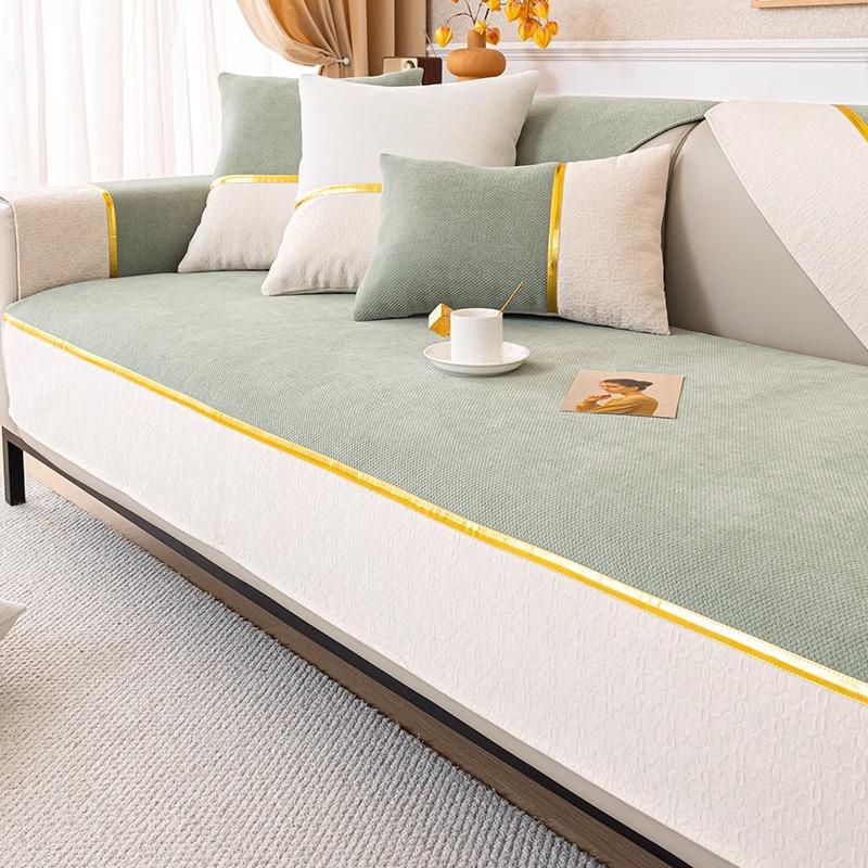 Chenier Sofa Cushion Light Luxury High Sense Simple Modern Non-Slip Seat Cushion Four Seasons Universal Sofa Cover Cover Cloth