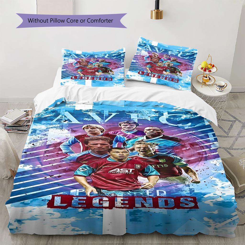Pattern Bedding Quilt Set Quilt Cover Pillowcase Home Decoration Birthday Gift (1 * duvet cover + 2 * pillowcase, without core)