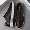 Fashion Men's Outdoor Casual Leather Shoes Genuine Leather Shoes Antiskid Outdoor Skateboard Footwear Classic Tenis Masculino Sneakers