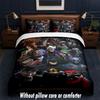 DC Comics Universe Design Bed Bedding Set 1 Duvet Cover + 2 Pillowcases Soft Breathable Household Bed Linens