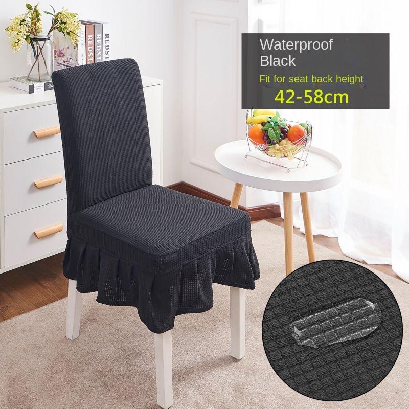 

Эластичный чехол для стула, водонепроницаемый чехол для стула, чехол для сиденья, чехлы для стульев в гостиной, чехлы для дома, противообрастающий чехол для спинки 1 piece chair cover