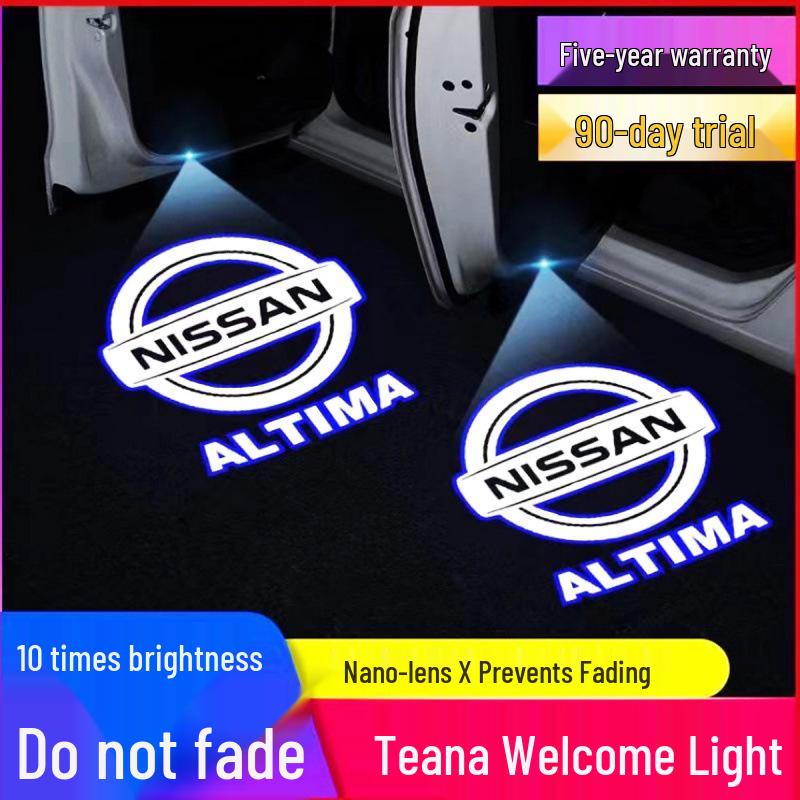 Nissan Welcome Lights: Teana, Murano, Patrol GT-R, Quest LED Projection and Atmosphere Lighting