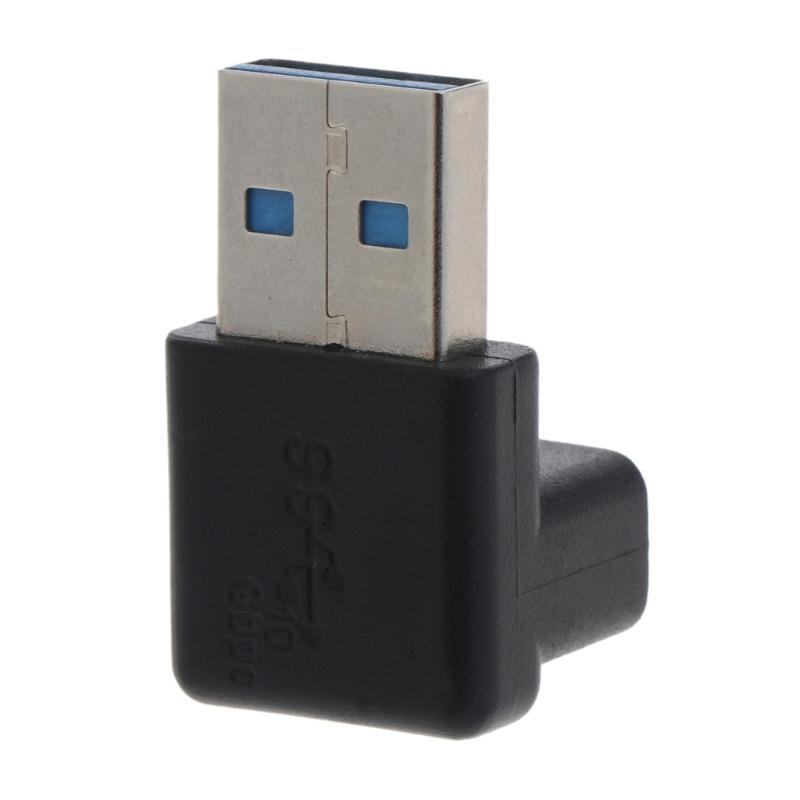 Neuer 90-Grad-USB-3.0-A-Stecker auf Buchse rechtwinkliger Adapteranschluss USB-Stecker für Laptop/PC-Computer