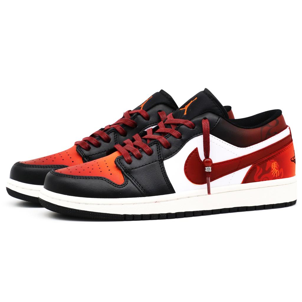 Jordan Air Jordan 1 Crow Made, Horse Reaching Success, Special Box, Horse Year, Blessing, Couple's, Hand Drawn, Casual 553560-081(Team52-S-BOX)