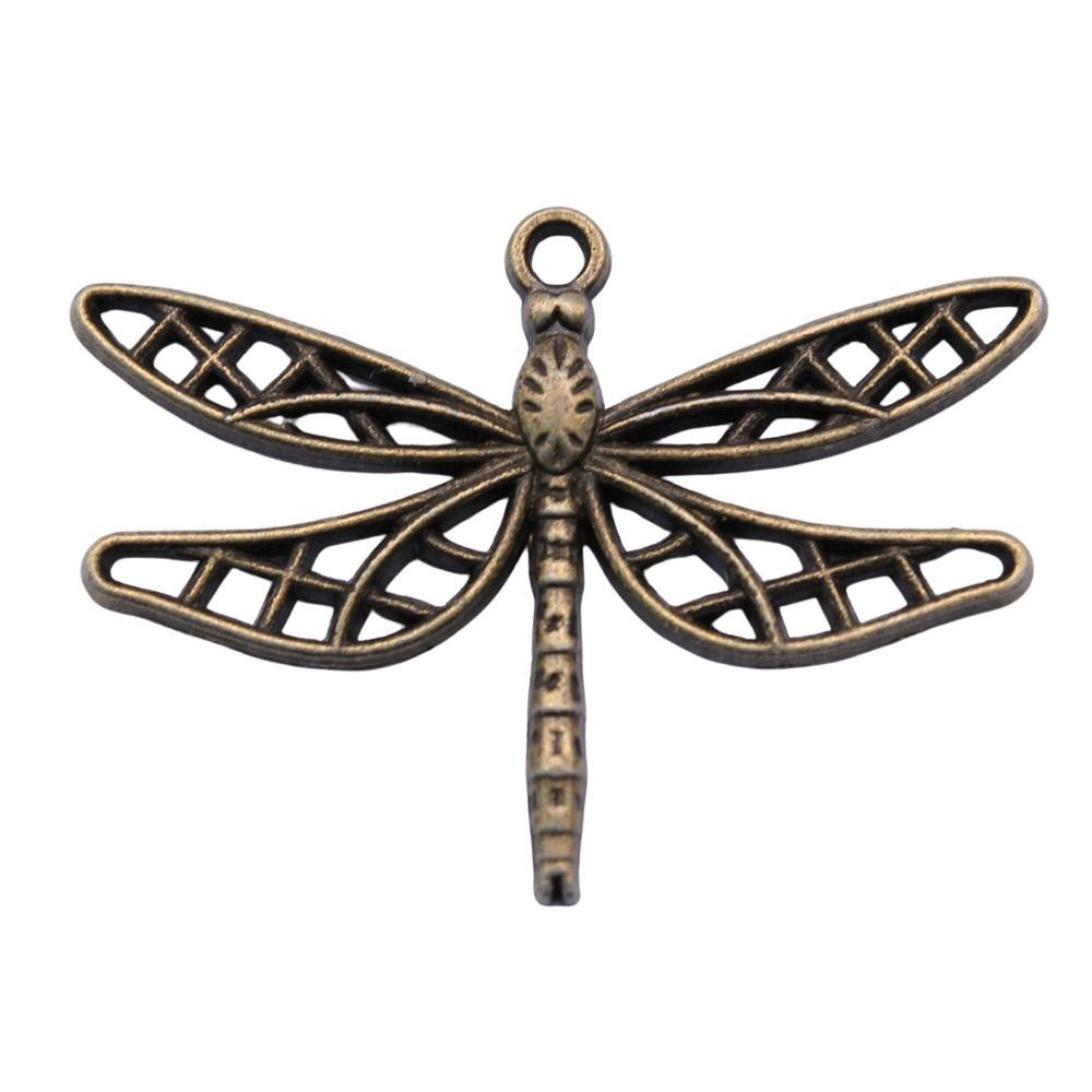 Dragonfly Charms Vintage Alloy Pendants For Insect Themed Handmade Jewelry Supplies