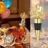 Dop pentru Vin Caracatiță, Sigiliu Sticlă din Aliaj de Zinc pentru Vin Roșu Șampanie Bere, Dop de Vin Reutilizabil, Capac Decorativ Sticlă, Cadou pentru Iubitor de Vin