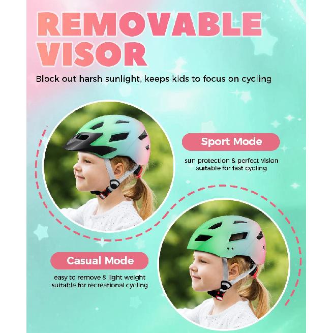 Kids Helmet for Children Bicycle Safety Cycling Boys Girls Outdoor Sports Protection Cap MTB Balance Bike Roller Skating Helmets
