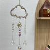 Natural Crystal Wind Bells Wind Chimes Sun Catcher Perfect Art Ornament Window Garden Hangings Ornaments Pendant