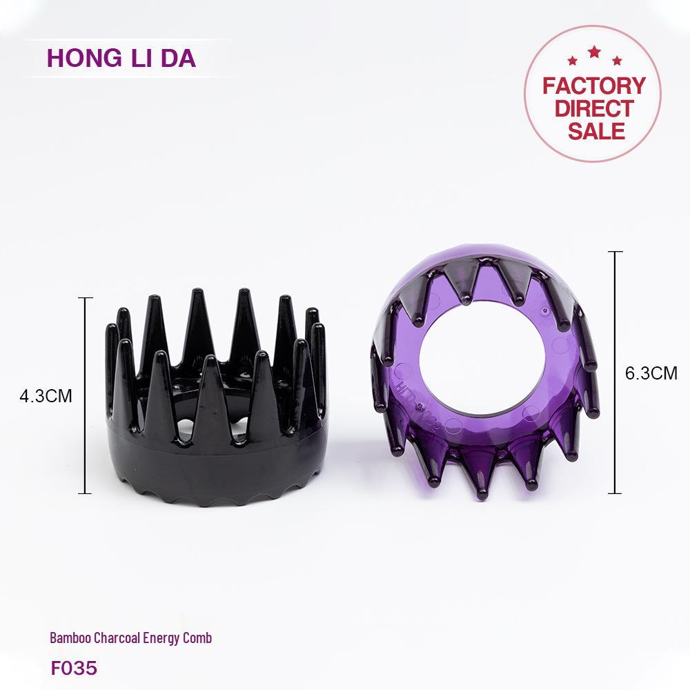 Silicone Scalp Massager Shampoo Brush - Soft Adult Head Scratcher & Cleaning Comb