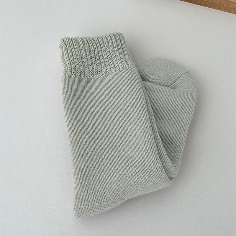 Women's Solid Color Warm Maternity Socks - Thick Velvet, Cold-Resistant, Anti-Pilling Floor Socks