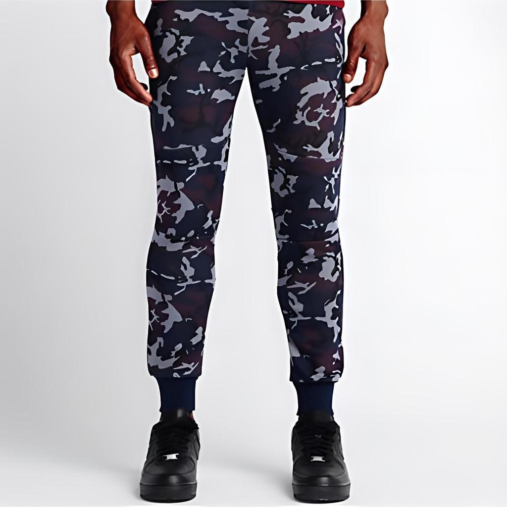 Nike Lace-Up Camouflage Joggers Men Bottoms 682853-451