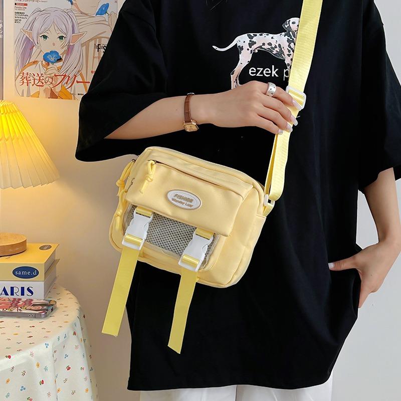 Large capacity shoulder bag women's new fashion transparent cute simple shoulder bag
