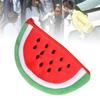 Watermelon Change Pouch Cute Fun Design Soft Plush Mini Purse for Lipsticks Earbuds Charging Cable