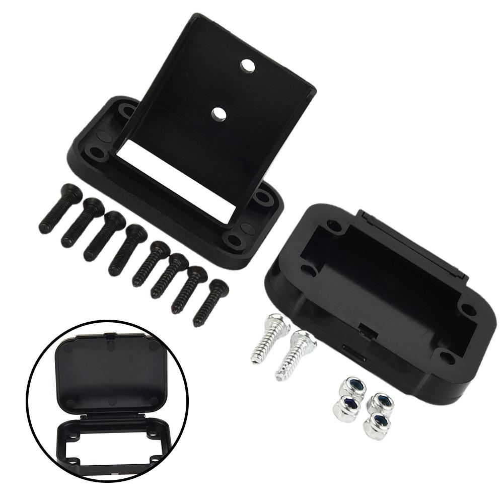 50A Panel Socket Panel Bracket Accessories Black In-Line Plastic