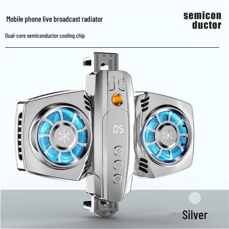 Semiconductor Cooling Back Clip for Mobile Phones - Keeps Your Device Cool During Streaming and Gaming