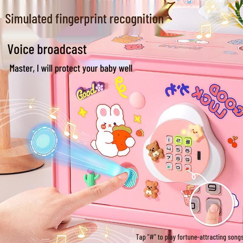 2024 Large Capacity Password Piggy Bank for Girls