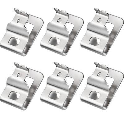 6pcs Stainless Steel Belt Clips Fit for Dewalt 20V MAX Drills Tools