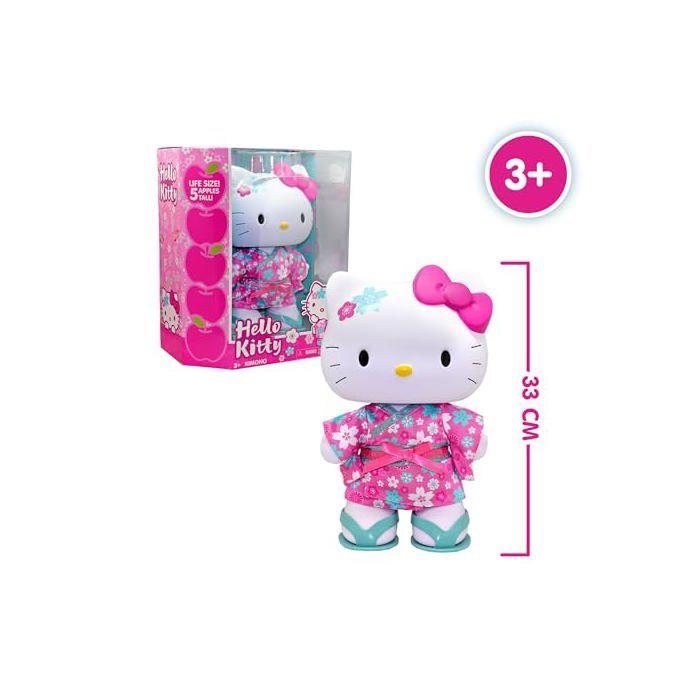 Poupée articulée Hello Kitty - Hello Kitty - 32 cm - 5 points d'articulation - Kimono traditionnel - Sandales amovibles