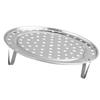 Steaming Rack with Removable Leg Stainless Steel Steam Tray Stand Cooking Bread Rack Kitchen Tool