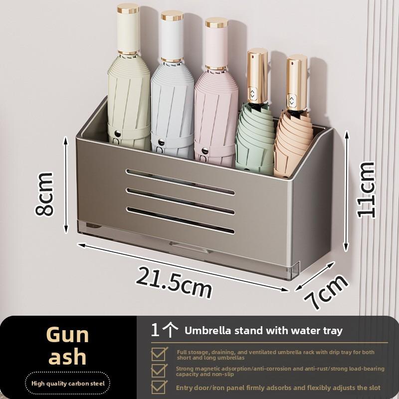 Umbrella Wall Mount Organizer For Home Entryway Storage Solution