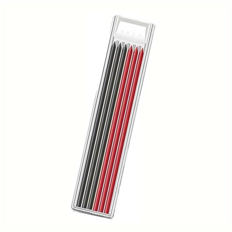 2.8mm Woodworking Mechanical Pencil with Protective Cover Pencil Sharpener Multicolor 2B Lead Core Deep Hole Marking Pencil