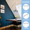 Vintage Hanging Light with Plug In Cord on/Off Switch Brushed Brass Pendant Light Fixtures