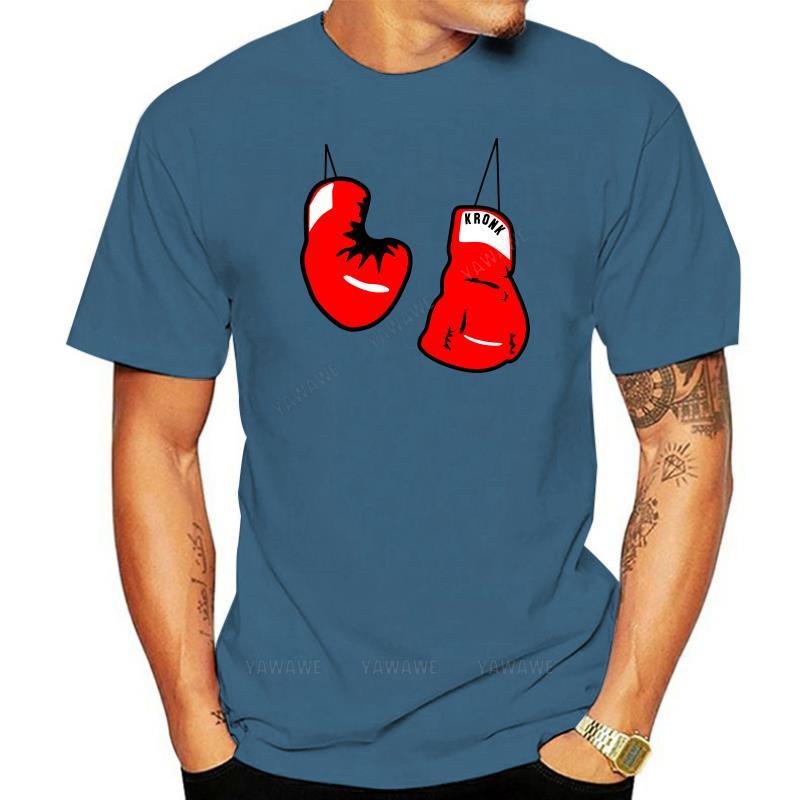 

Mens t shirts vintage style short sleeve Kronk Boxing Gym Detroit guantes colgantes camiseta blanca male tops unisex teeshirt 4XL