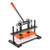 VEVOR Leather Cutting Machine 260 x 150 mm Embossing Plate Die Cutter, Hand Press Leather Embossing & Die Cutting, 1.5 T Pressure, 12 mm Stroke