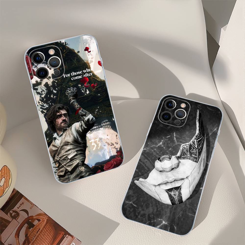 Clair Obscur Expedition 33 Game Transparent Phone Case For IPhone 16 15 14 13 12 11 Pro Max Plus Soft Cover