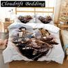 Japanese Anime Polyester Bedding Sets Boys Covers Boys Duvet Cover Set For Teens Bedding Set Cover& Pillowcase