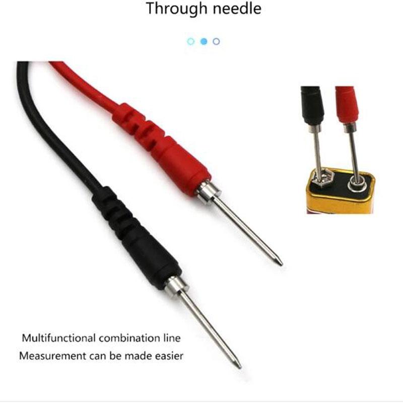 Silicone wire Universal Probe Test Leads Pin for Digital Multimeter Needle Tip Multi Meter Tester Probe