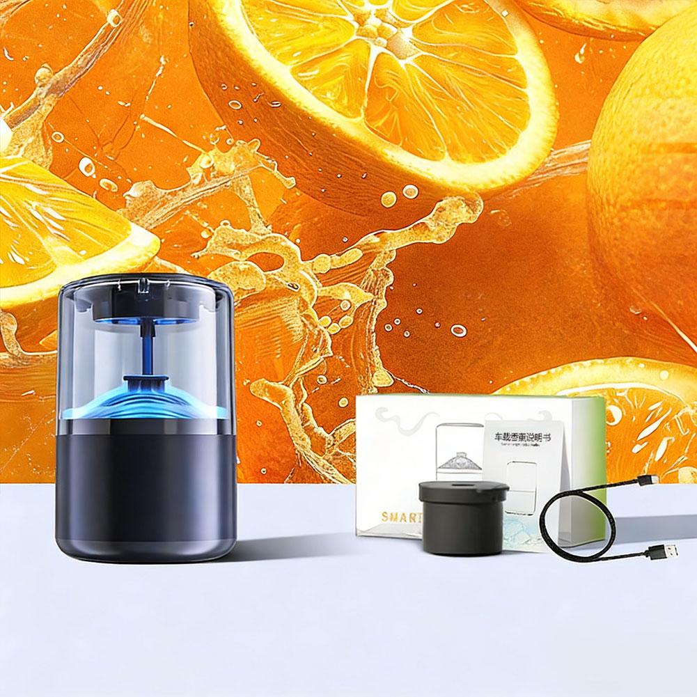 Auto Spray with Timer Ambient Atmosphere Light Smart Car Mist Diffuser Fragrance Machine USB Rechargeable Car Interior Decor