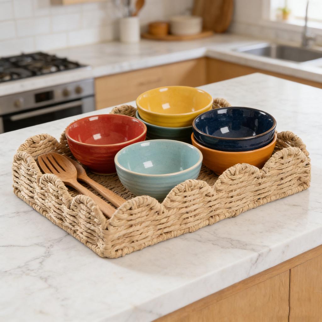 Handmade Woven Paper Rope Storage Tray, Home Desktop Decoration, Sundry Basket, Storage Box