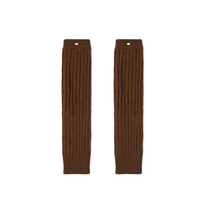 Wool Leg Warmer Brown