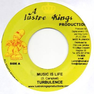 

7inch Record TURBULENCE 4 DIGITAL ANCIENT Music Is Life Are You The One NONE Lustre Kings 2004 Jamaica Reggae Ska Dub Used