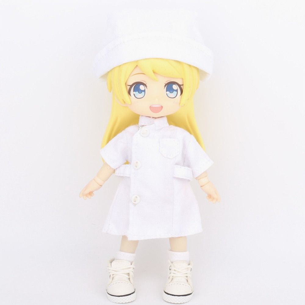 Surgical Uniform Fashion Suit White Coat Outfit White Coat Clothes Plush Doll's Pants Shorts Tops