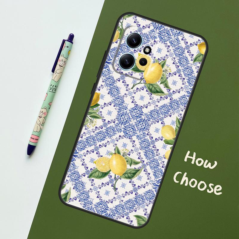 Lemon Fruit For Xiaomi Redmi Note 12S 11S 10S 9S Note 12 8 9 10 11 Pro Phone Case For Redmi 12 9 C 10C