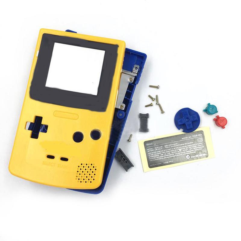 Replacement Protective Housing Case Cover Shell for Nintend Game Boy Color GBC Pikachu Game Console Accessories Parts