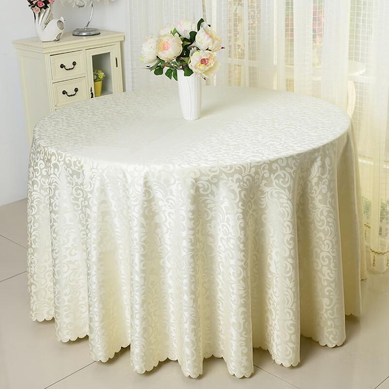Hotel Plain Weave Round Tablecloth