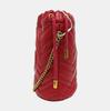 [Pre-Owned] GG Marmont Gold Logo Quilted Drawstring Bucket Bag - Very Good #1RNVQG